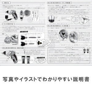 かわいい 女性専用 充電式 小型 電動ドライバー セット 安全設計 コンパクト 女性用DIYツールブランド【DIY Girls】44pcsのパーツ ビットセット LEDライト クラッチ機能付 コードレス 電動ドリル 初心者