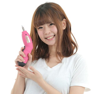 かわいいDIY初心者女子専用充電式電動ドライバー付工具セット35pcs女性用DIYツールブランド【DIYGirls】必要な工具揃えておきました♪コードレスビットセット電動ドリル