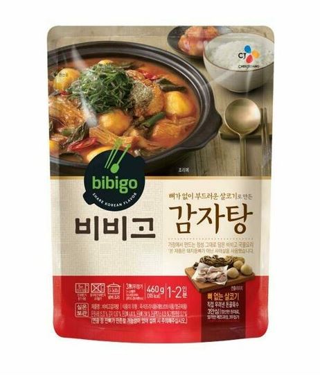 韓国食品 超定番 韓国料理 割引 韓国材料 ビビゴ BIBIGO レトルトスープ 460g CJ カムジャタン インスタントスープインスタント ガムジャタン