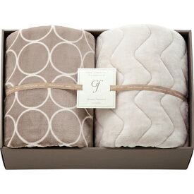 グランフランセヌーベル　ハイソフトタッチマイヤー毛布＆敷パット