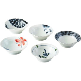 古染絵変り　なぶり小付揃