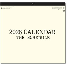 カレンダー2026壁掛け　ザ・スケジュール