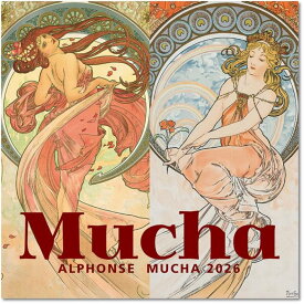 2026年カレンダー アート ミュシャ 壁掛け 2025年9月20日発売