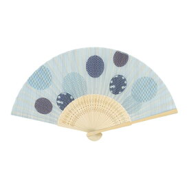 涼風布貼扇子　手毬（てまり）（10本単位）※取寄商品（納期要確認）