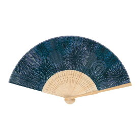 涼風布貼扇子　花火　（10本単位）※取寄商品（納期要確認）