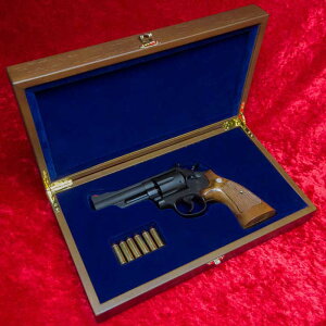 S&W M19 Combat Magnum 4inch p GunP[X ؐϔ RNV{bNX Blue Model