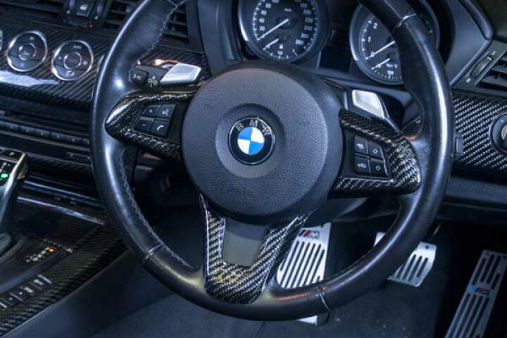 楽天市場】BMW Z4(E89) リアルカーボン製 ステアリングスイッチ 