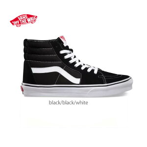 @Y V[Y XP[gnC /@VANS SK8-HI black/black/white I[