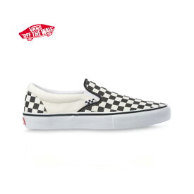 バンズ スケート スリッポン チェック VANS Shoes SLIP-ON(Checkerboard)black/off white【送料無料！即納】