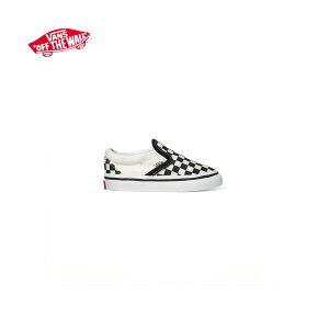 oY WjA V[Y NVbNXb| `FbNE VANS Toddler CLASSIC SLIP-ON Black&white checkerboard/whiteyI[z