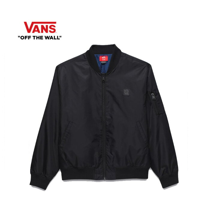 楽天市場】ヴァンズ ボンバージャケット ブラック VANS SKATE AVE 