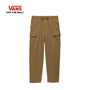 @Y W J[S oM[ e[p[h GXeBbN pc  XL VANS RANGE CARGO BAGGY TAPERED ELASTIC PANTS Kangarooy^[pbN̈דwsz