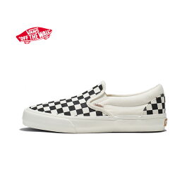 バンズ シューズ スリッポンVR3 黒＆白チェック【送料無料！即納】VANS Shoes SLIP-ON VR3 Checkerbard/black marshmallow【あす楽対応_関東】