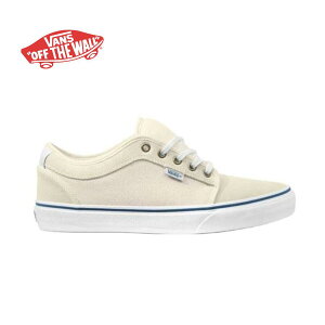 ���@���Y �X�P�[�g �`���b�J���[ �z���C�g US10(28cm) VANS Shoes SKATE CHUKKA LOW (Raw Canvas) classic white ��������