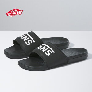 ���@���Y ���R�X�^ �X���C�h�I�� �� VANS LA COSTA SLIDE-ON (VANS)black