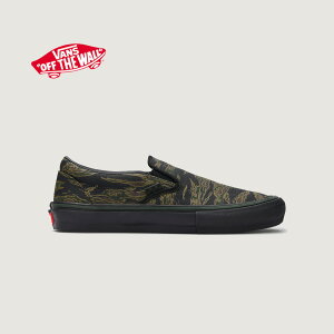 @Y XP[g Xb| ^CK[JO[/ubN VANS SKATE SLIP-ON Tiger camo green/black  [