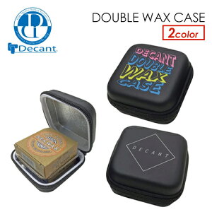 bNX bNXP[X 2p ۗܕt ֗ DECANT fLgDOUBLE WAX CASE _ubNXP[X