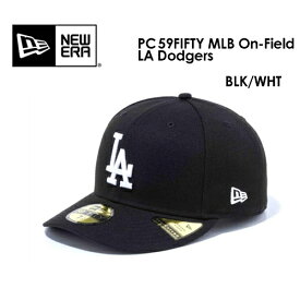 あす楽 送料無料 正規品 NEW ERA ニューエラ CAP 帽子 ロサンゼルス・ドジャース●PC 59FIFTY MLB On-Field LA Dodgers オンフィールドキャップ BLK/WHT 13561937