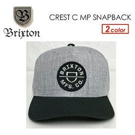 あす楽 BRIXTON ブリクストン CAP キャップ ハット スナップバック 帽子●CREST C MP SNAPBACK