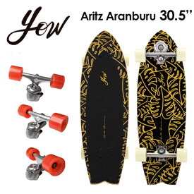 正規品 YOW SURFSKATE ヤウ サーフスケート スケボー コンプリート 2021●ARITZ ARANBURU 30.5'' アリツ・アランブル