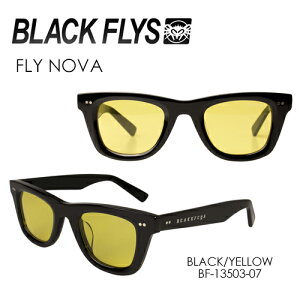 BLACKFLYS �u���b�N�t���C�Y �T���O���X��FLY NOVA BLACK/YELLOW BF-13503-07