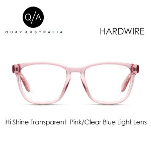 QUAY AUSTRALIA �L�[ �I�[�X�g�����A �T���O���X �A�C�E�F�A�[,sale��HARDWIRE Hi Shine Transparent Pink/Clear Blue Light Lens