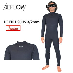 DEFLOW SURF ftET[t T[tB EGbgX[c  {LC FULL SUITS 3/2mm LOGO1 DDJ0010 `FXgZIP W[W tX[c