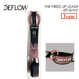 DEFLOW SURF �f�t���E�T�[�t �f�t���[ ���[�V���R�[�h 6mm�R���v��THE FIRED UP LEASH 6FT