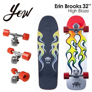 ���K�i YOW SURFSKATE ���E �T�[�t�X�P�[�g �X�P�{�[ �R���v���[�g 2026��Erin Brooks High Blaze 32'' �G�����E�u���b�N�X