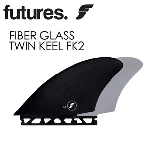 �������� FUTUREFINS �t���[�`���[�t�B�� �c�C�� �L�[���t�B����FIBER GLASS TWIN KEEL FK2