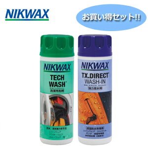  NIKWAX jNbNX h   ZbgTECH WASH p 300ml + TX.DIRECT WASH-IN ͝ 300ml