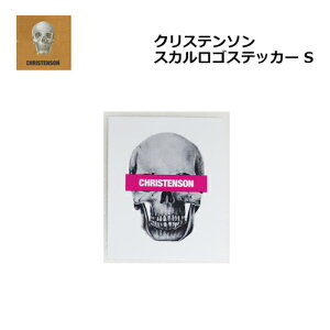 あす楽 サーフィン ステッカー CHRISTENSON クリステンソン メール便対応可●クリステンソン スカルロゴ S