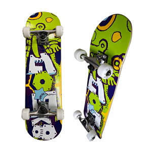 送料無料高品質ゴースケートスケートボードコンプリート子供用キッズ●GOsk828インチ