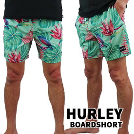 HURLEY サーフパンツ 海パン CANNONBALL VOLLEY 17 TROPICAL MIST BOARDSHORTS ハーレー 男性用 サーフパンツ ボードショーツ 水陸両用 サーフトランクス 海水パンツ メンズ 水着 メール便対応 [返品、キャンセル不可]