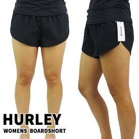 HURLEY/ハーレー レディース水着 LADYS BEACHRIDER 2.5 BOARDSHORT BLACK 女性用 サーフパンツ ボードショーツ サーフトランクス 海パン 水着 メール便送料無料 1033[返品、交換及びキャンセル不可]