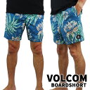 在庫限り！VOLCOM サーフパンツ 海パン POLLY PACK TRUNK 17 AGED INDIGO BOARDSHORTS ボルコム 男性用 サーフパンツ ボードショーツ 水陸両用 サーフトランクス 海水パンツ メンズ 水着 メール便対応 [返品、キャンセル不可]