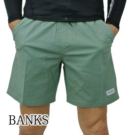 在庫処分セール！BANKS/バンクス PRIMARY ELASTIC BOARDSHORTS LEAF 男性用 サーフパンツ ボードショーツ サーフトランクス 海パン 水着 メンズ BSE0297[返品、キャンセル不可]