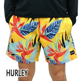 値下げしました！HURLEY/ハーレー BIRD ROCK VOLLEY 17 CITRON PULSE BOARDSHORTS 男性用 サーフパンツ ボードショーツ サーフトランクス 海水パンツ 海パン メンズ 水着[返品、キャンセル不可]