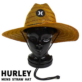期間限定セール！HURLEY 麦わら帽子 WEEKENDER STRAW HAT 237 BROWNY ハーレー HAT/ハット 帽子 日よけ ストローハット 天然素材 送料無料 0018[返品、交換及びキャンセル不可]