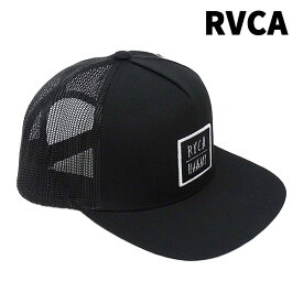 RVCA/ルカ HORTON TEETH TRUCKER BLACK CAP/キャップ HAT/ハット 帽子 日よけ 0520[返品、交換及びキャンセル不可]