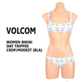 VOLCOM/ボルコム新作レディースBIKINIDAYTRIPPERCROP/MODESTWHT女性用水着ビキニ