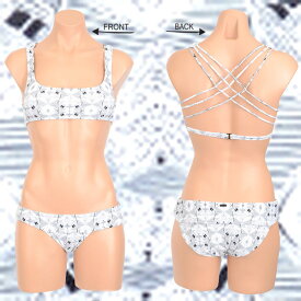 VOLCOM/ボルコム新作レディースBIKINIDAYTRIPPERCROP/MODESTWHT女性用水着ビキニ