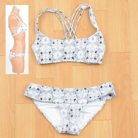 VOLCOM/ボルコム新作レディースBIKINIDAYTRIPPERCROP/MODESTWHT女性用水着ビキニ