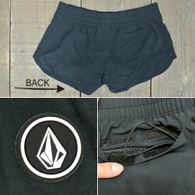 VOLCOM/ボルコム新作レディースBOARDSHORT/ボードショーツ【SIMPLYSOLID2】BLK女性用水着