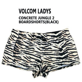 VOLCOM/ボルコム新作レディースBOARDSHORT/ボードショーツ【CONCRETEJUNGLE2"】BLACK女性用水着