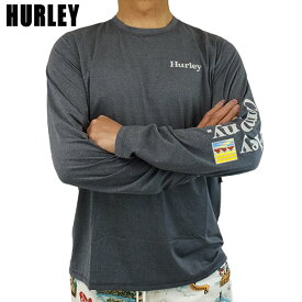 値下げしました！HURLEY/ハーレー メンズ長袖ラッシュガード/サーフTシャツ POZO HYBRID UPF SURF SHIRT L/S BLACK HEATHER 男性用水着 UVカット SURFSHIRT/RASHGUARD mts0031770[返品、交換及びキャンセル不可]クリックポスト対応