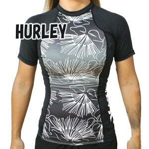 ݌ɌIHURLEY/n[[ fB[X bVK[h ONE&ONLY SIG ZANE WAILEHUA S/S RASHGUARD BLACK p bVK[h LADYS WOMEN T[tB[ԕiAyуLZs]