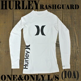 HURLEY/ハーレー新作レディース長袖ラッシュガードONEANDONLYLSRUSHRUARD女性用水着サーフィン用UVカット