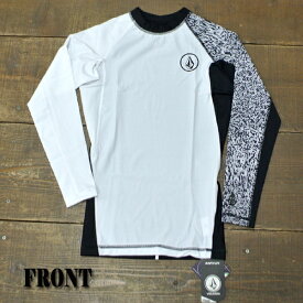VOLCOM/ボルコムメンズ長袖ラッシュガードLIDOBLOCKL/SRASHGUARDWHITEUPF50+男性用水着UVカット311801
