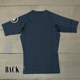 VOLCOM/ボルコムメンズ半袖ラッシュガードLIDOSOLIDS/SBLACKRASHGUARDDSRUPF50+男性用水着UVカット111700